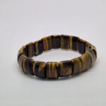 Браслет на резинке из камня тигровый глаз, Арт. НГ-14037