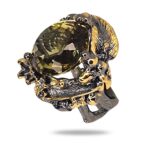 Кольцо из серебра c камнем цитрин 21.25ct Ракурс 2