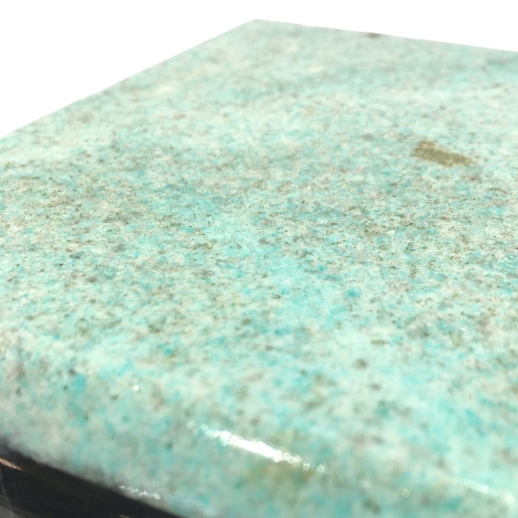 Фрагмент шкатулки из камня амазонит