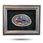 Картина на срезе агата три аиста фото 1