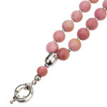 Браслет камень матовый родонит фото 3