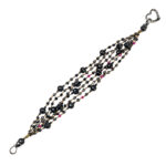 Браслет турмалин шпинель красная фото 2