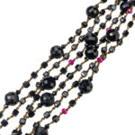 Браслет турмалин шпинель красная фото 3